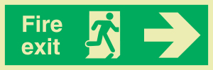 Green safe condition sign